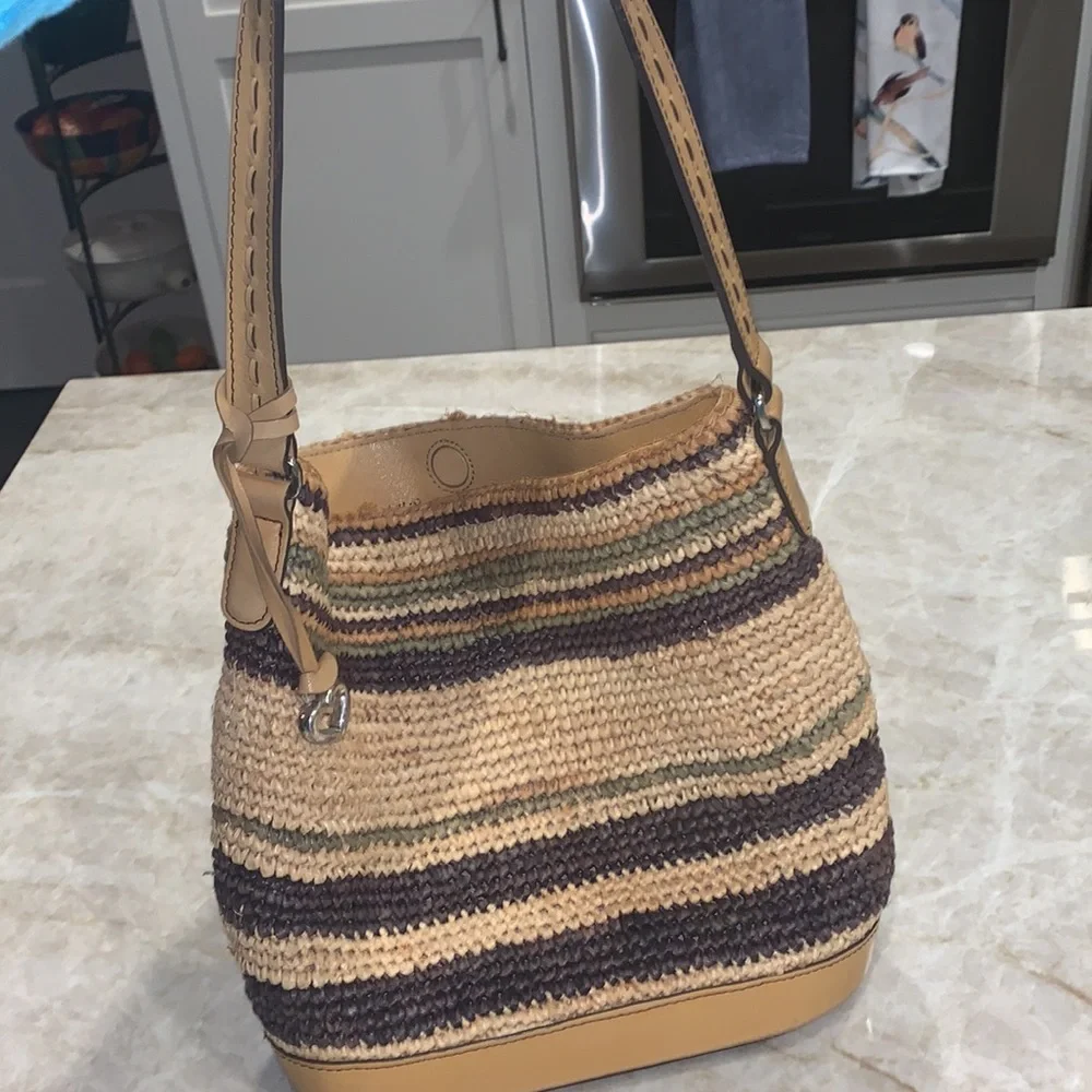 Brighton raffia Ferrara purse